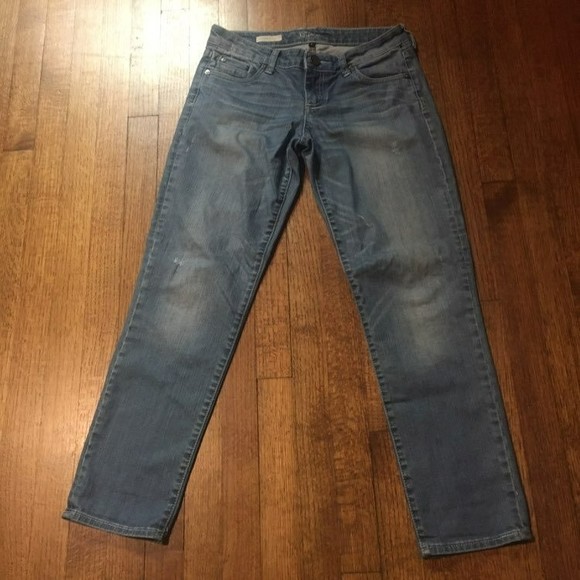 Kut From The Kloth Catherine Boyfriend Jeans Size 2 Low Rise Distressed - Picture 3 of 12